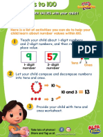 Teach Your Child About 1-Digit Numbers and 2-Digit Numbers, and Then Relate Them To Place Value