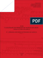 Anais II Colóquio de Pesquisa em Música Da UFOP