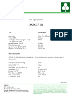 Oxsol 100: Sales Specification