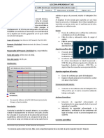 Lección Aprendida 202 - Contusión Rodilla Derecha Por Movimiento Inadecuado de Equipo