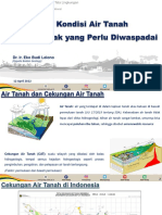 (Badan Geologi, Kementerian ESDM) Mewaspadai Degradasi Kondisi Air Tanah - Kepala Badan Geologi - 12april - OK