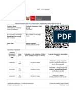 Certificado de Vacunación / Vaccination Certificate: Nombre / Name Fecha de Nacimiento / Date of Birth