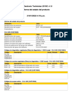 Informe estado producto C4.4 420