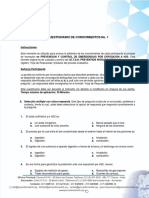 Formato Cuestionario de Conocimientos H2S