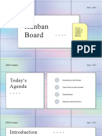 Kanban Board: June 1, 2021 MDM Company