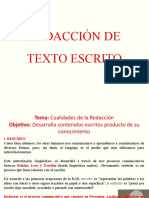 Redacción de Texto Escrito