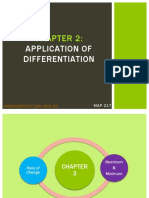 Chapter 2 Application of Differentiation