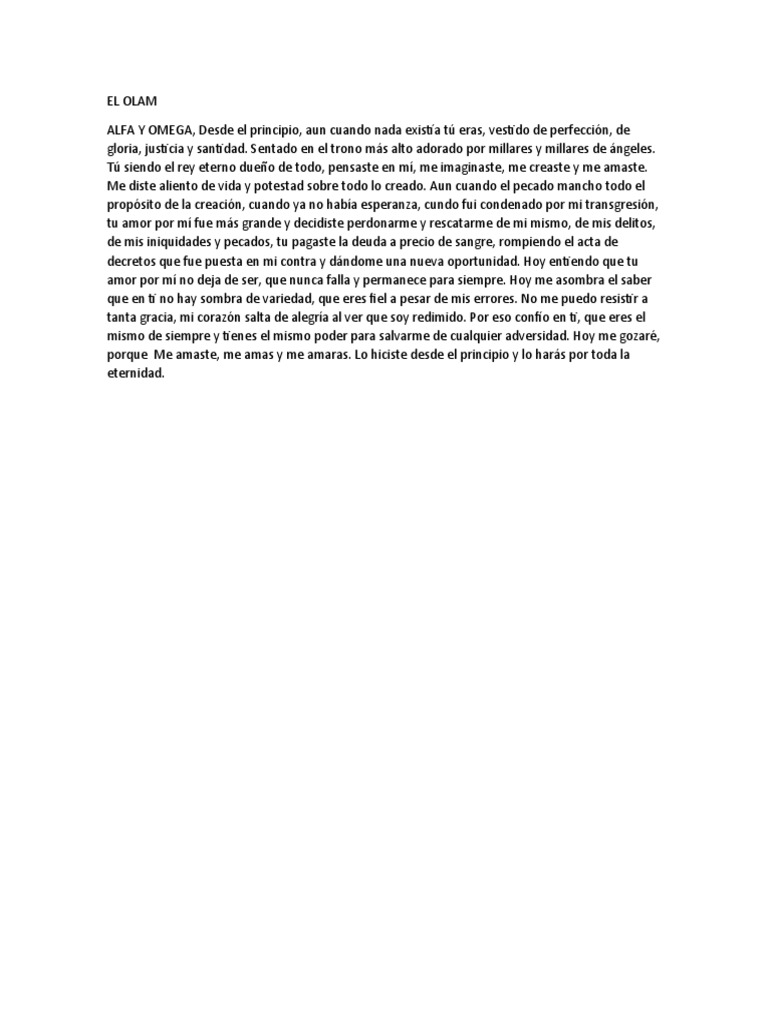 El Olam | PDF