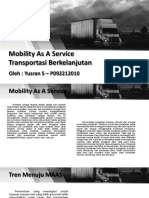 Summary Mobility As A Service Oleh Yusran S - P092212010