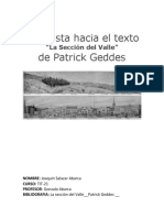 Una Vista Hacia El Texto de Patrick Geddes: "La Sección Del Valle"