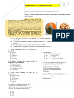 Evaluaciòn 4º - Biomoleculas