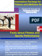 Performance Benefits of Physical Activity: Section IV: Concept 14