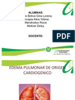 Edema Pulmonar Cardiogenico