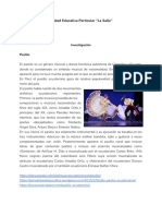 Unidad Educativa Particular 'La Salle'': Nombre: Juliann Fiallos Curso: 2 BGU 'C'' Investigación Pasillo