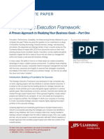 The Strategic Execution Framework:: White Paper
