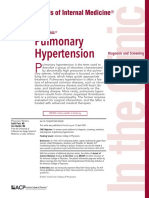 Pulmonary Hypertension: Annals of Internal Medicinet
