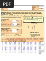 Design of Rectangular Column Section by Limit-State Method
