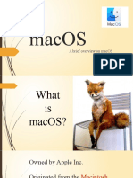 Macos: A Brief Overview On Macos