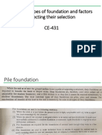 #GE (CE-431) Different Types of Foundation