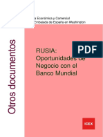 Rusia: Oportunidades de Negocio Con El Banco Mundial