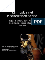 LA MUSICA NEL MEDITERRANEO ANTICO