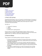 What Is CFD and Why? Numerical Solutions FD vs. FV (Vs. FE) FV For Transport Equation Temporal Discretisation 3d Transport Equation