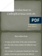 Introduction To Radiopharmaceuticals