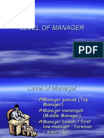BAB III. Level of Manager