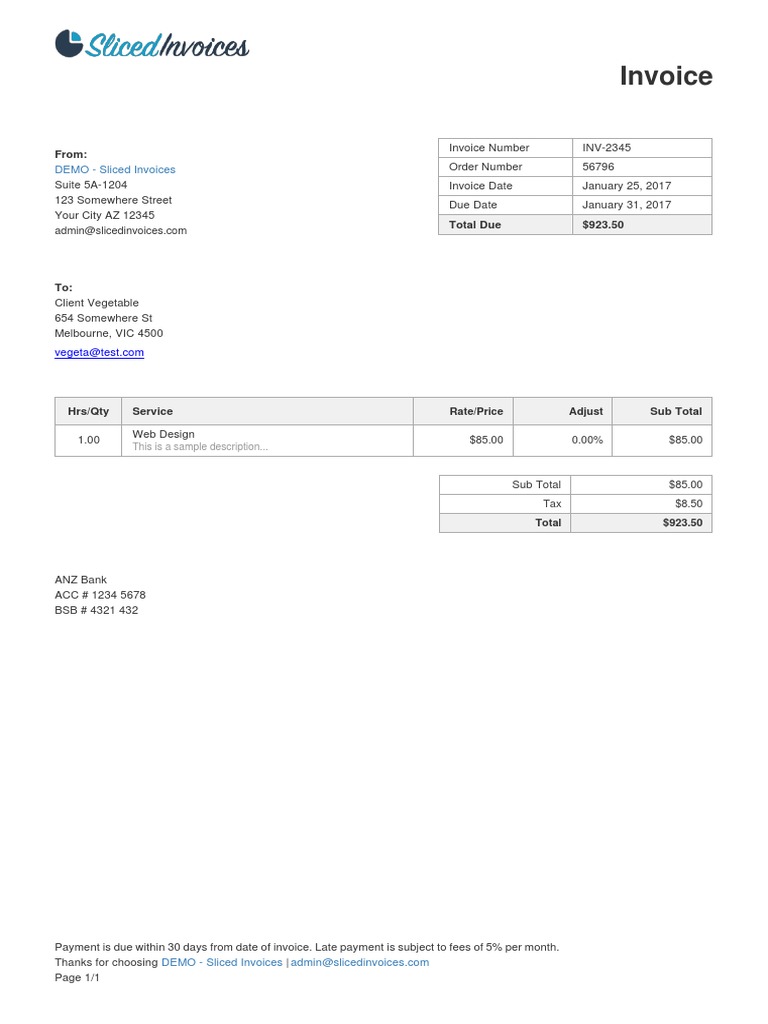 PDF Invoice 2 | PDF