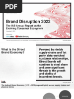 Brand Disruption 2022 - The IAB Annual Report On The Evolving Consumer Ecosystem