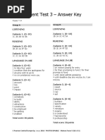 Focus 3 Unit 4 Test Answers | PDF