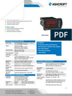 DM61 Panel Meter: Data Sheet