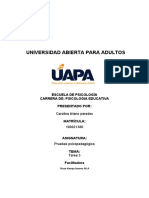 Tarea 3 de Pruebas Psicopedagogica