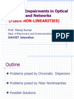 Physical Impairments in Optical Systems and Networks: (Fiber Non-Linearities)