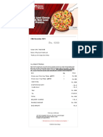 Oven Story - Invoice