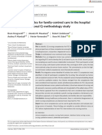 Journal of Advanced Nursing - 2020 - Hengeveld - Nursing Competencies For Family Centred Care in The Hospital Setting A