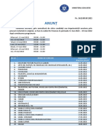 Grafic - Program Validare Inscriere