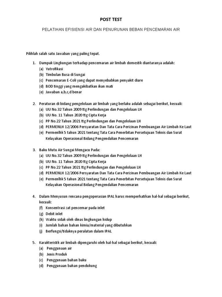 Post Test Ppa Pdf