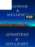 Manajemen dan Administrasi