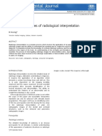 Australian Dental Journal outlines basic principles of radiological interpretation