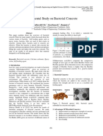 Experimental Study On Bacterial Concrete Amudhavalli.N.K. 1, Keerthana.K.2, Ranjani.A3