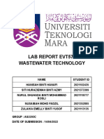 Lab Report Evt577 Wastewater Technology