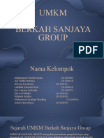 Pengembangan Umkm Berkah Sanjaya Group