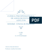 Criterios de Mediación