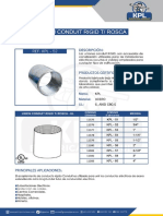 Union Conduit Rigid t Rosca Kpl