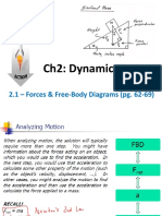 Ch2: Dynamics: 2.1 - Forces & Free-Body Diagrams (Pg. 62-69)