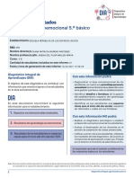 5B Informe de Resultados del curso en el Diagnóstico Socioemocional de 5.° básico.