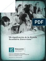 Documento 2. Resignificacion de La Escuela Secundaria