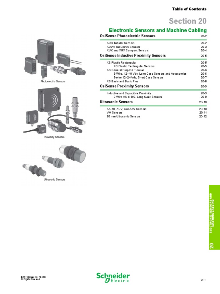 Catalogo de Sensores | PDF | Alternating Current | Direct Current