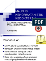 Download Majelis Kehormatan Etik Kedokteran1 by mildarea SN57369407 doc pdf
